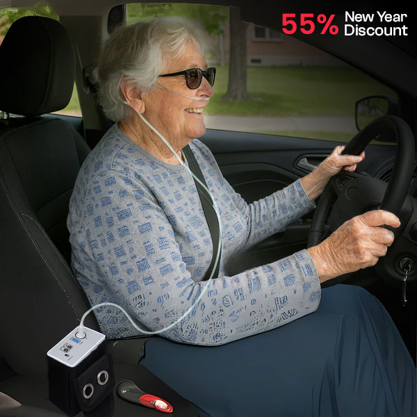 1-3L/Min Portable Travel Oxygen Concentrator – Continuous Flow & Tank-Free!