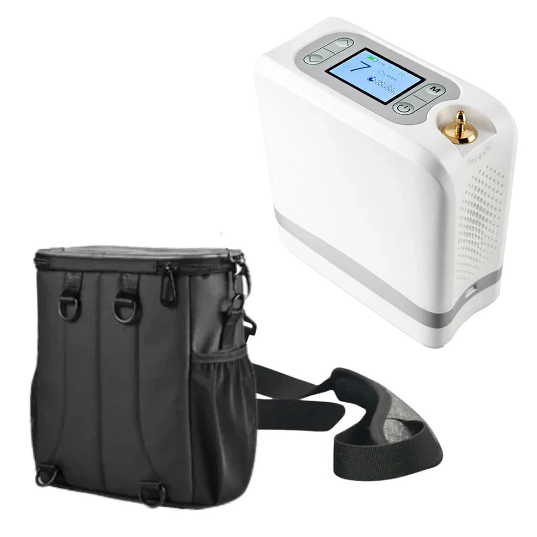 Shoulder Strap Carry Bag For 1-7L/Min Portable Oxygen Concentrator | Protective Travel Case