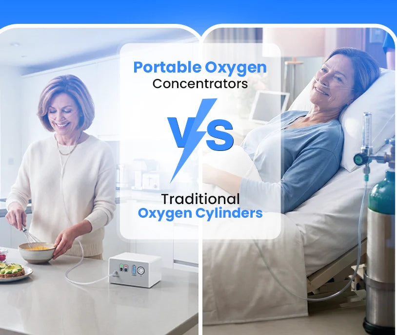 Portable Oxygen Concentrators vs Traditional Oxygen Cylinders