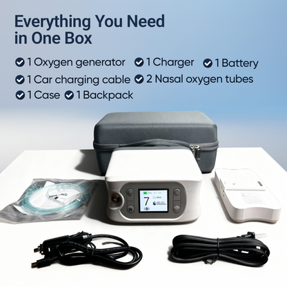 1-7L/Min Portable Smart Oxygen Concentrator – Adjustable Flow & Tank-Free!