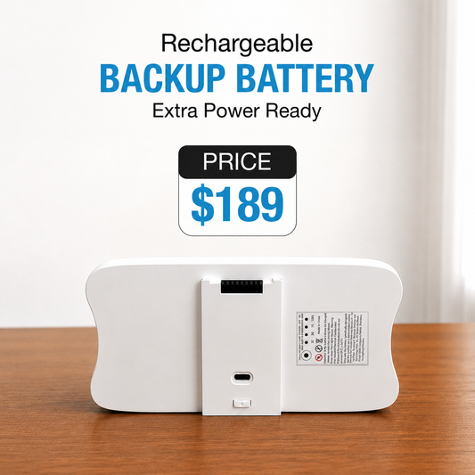 Rechargeable Battery For 1-7L/Min Portable Oxygen Concentrator | Swappable Power For Daily Use