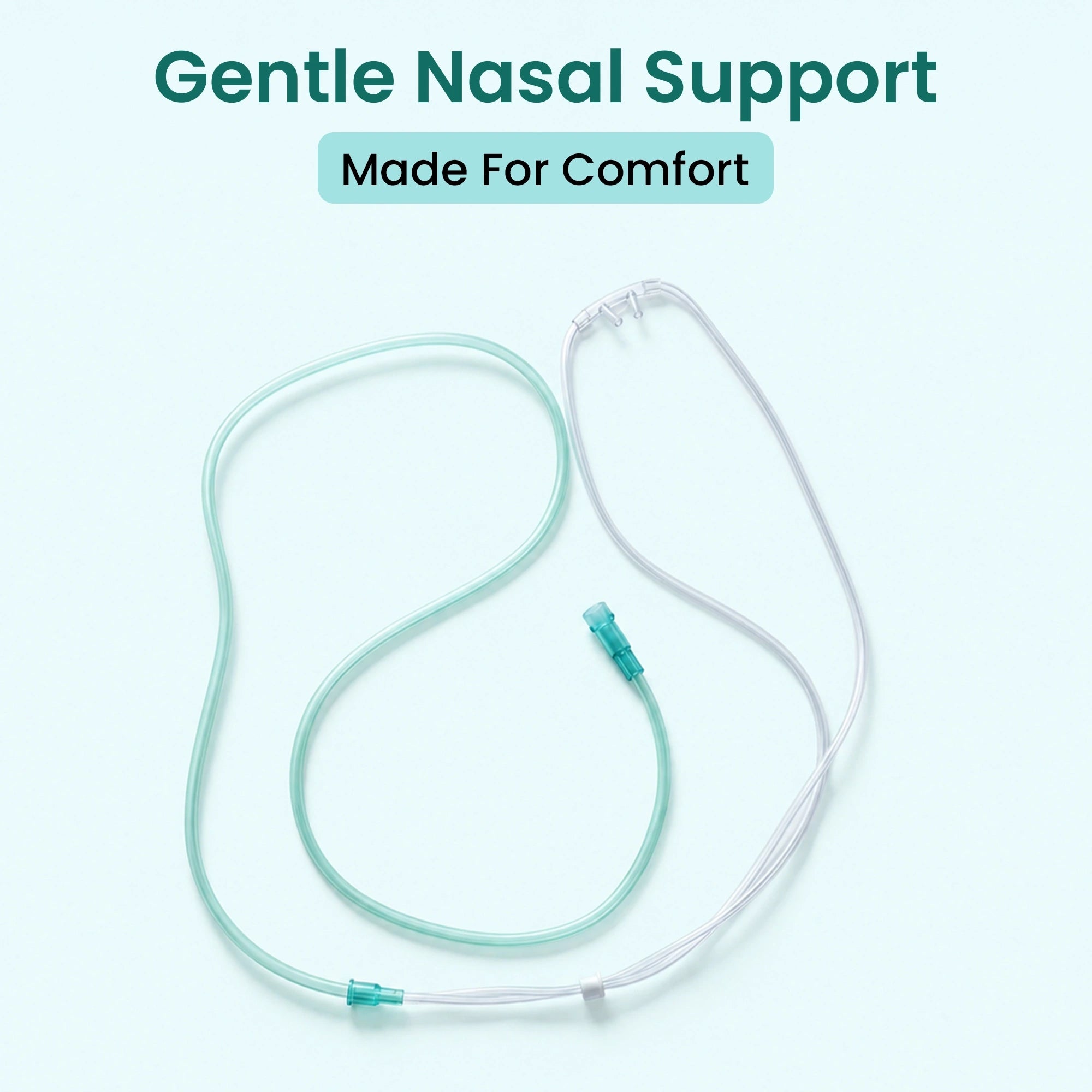 5 Pieces Nasal Cannulas For 1-7L/Min Portable Oxygen Concentrator | 2M Flexible PVC Tubing