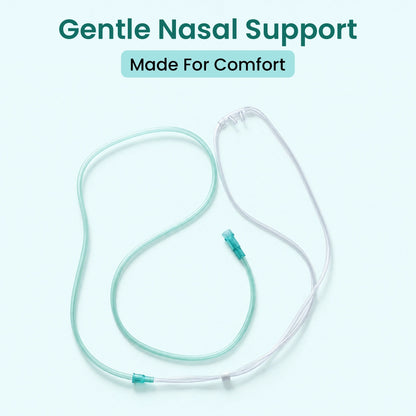 5 Pieces Nasal Cannulas For 1-7L/Min Portable Oxygen Concentrator | 2M Flexible PVC Tubing