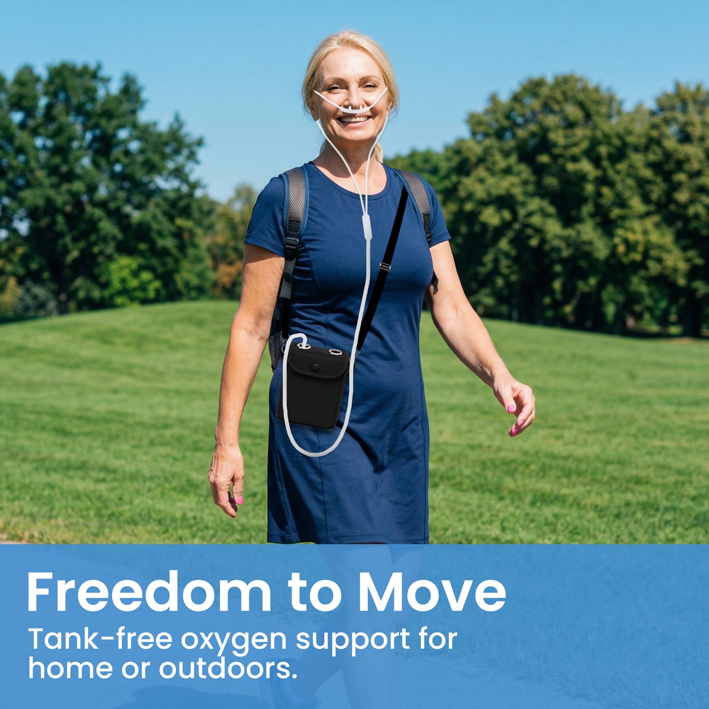 1-3L/Min Portable Oxygen Concentrator | 10-12 Hours Battery Life | Free Carry Bag