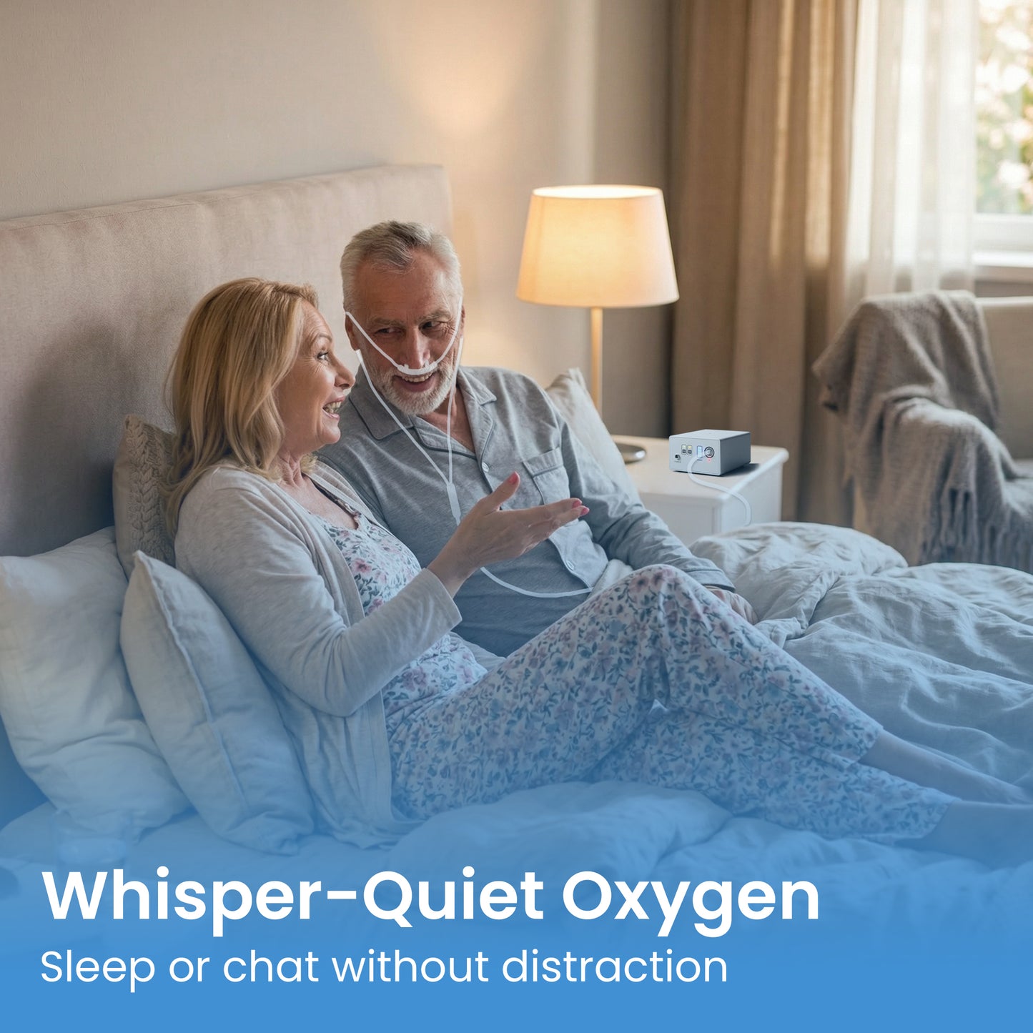 1-3L/Min Portable Oxygen Concentrator | 10-12 Hours Battery Life | Free Carry Bag