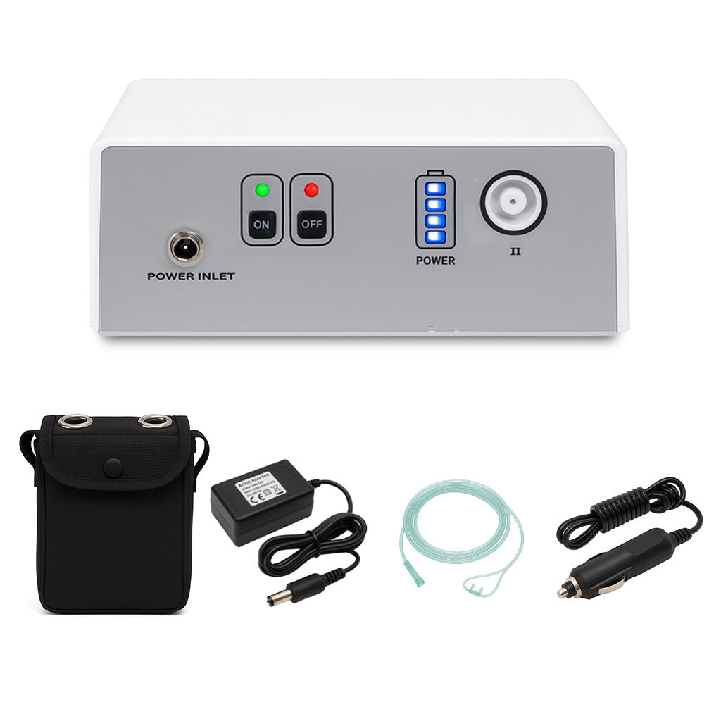 1-3L/Min Portable Travel Oxygen Concentrator – Adjustable Flow & Tank-Free!