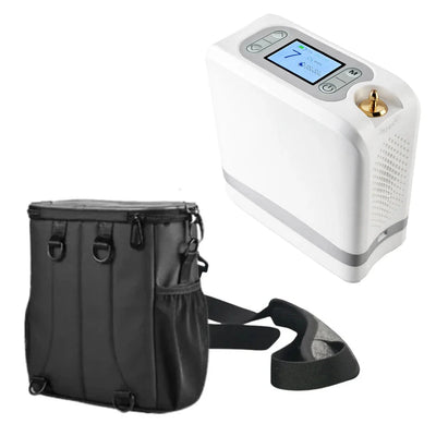 Shoulder Strap Carry Bag For 1-7L/Min Portable Oxygen Concentrator | Protective Travel Case