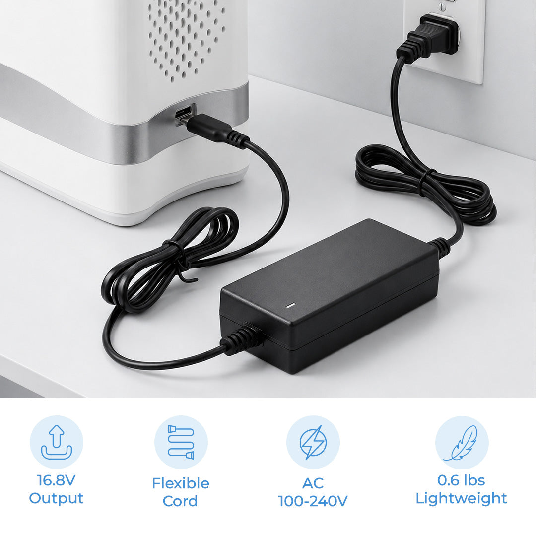 Reliable Home Charging Adapter For 1-7L/Min Portable Oxygen Concentrator | 16.8V Output