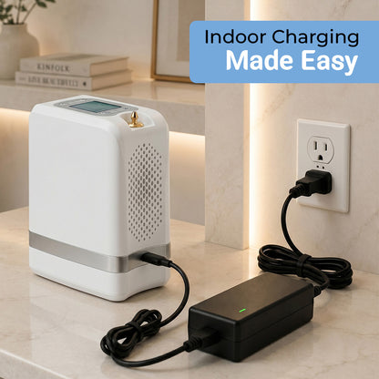 Reliable Home Charging Adapter For 1-7L/Min Portable Oxygen Concentrator | 16.8V Output