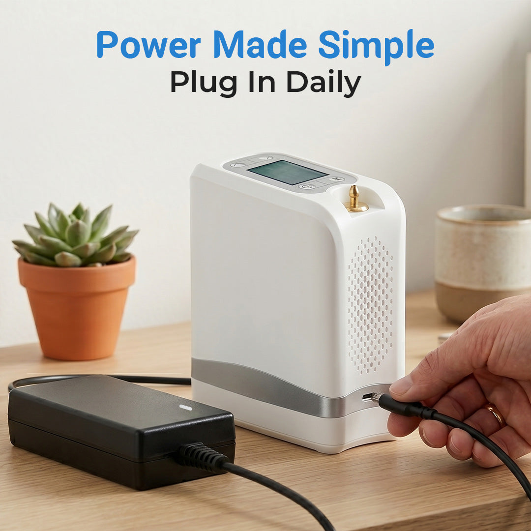 Reliable Home Charging Adapter For 1-7L/Min Portable Oxygen Concentrator | 16.8V Output