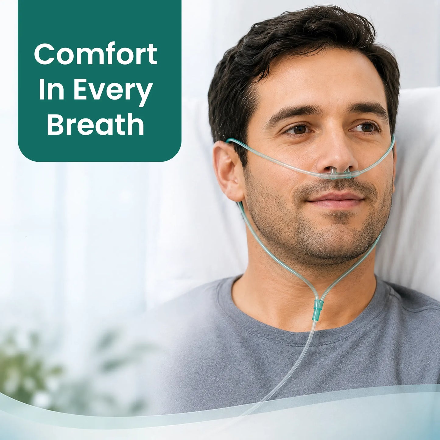 5 Pieces Nasal Cannulas For 1-7L/Min Portable Oxygen Concentrator | 2M Flexible PVC Tubing