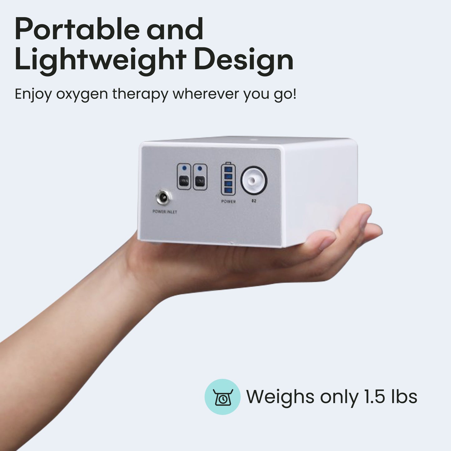 3L/min Light and Portable Smart Oxygen Concentrator
